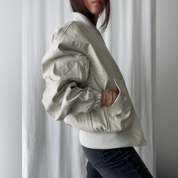 BIANCA BOMBER JACKET 🆕 — In Gray/stone - Picture 9 of 11